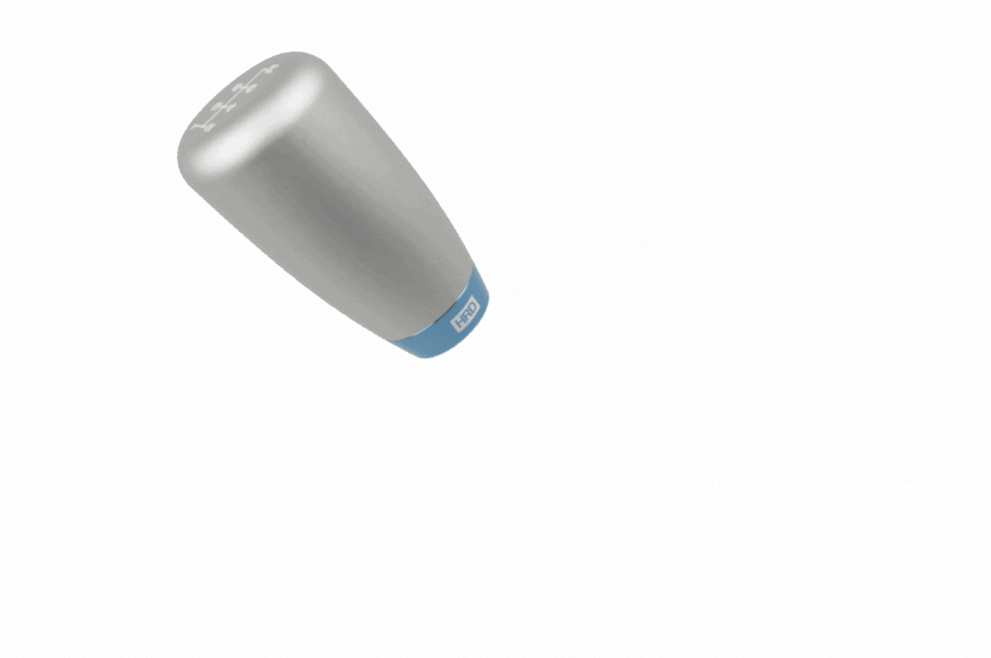 HRD "CYL" Shift Knob Apex Silver (M10x1.5)