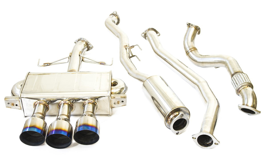 Invidia 17-19 Honda Civic Type R Q300 Triple Titanium Tip Cat-back Exhaust