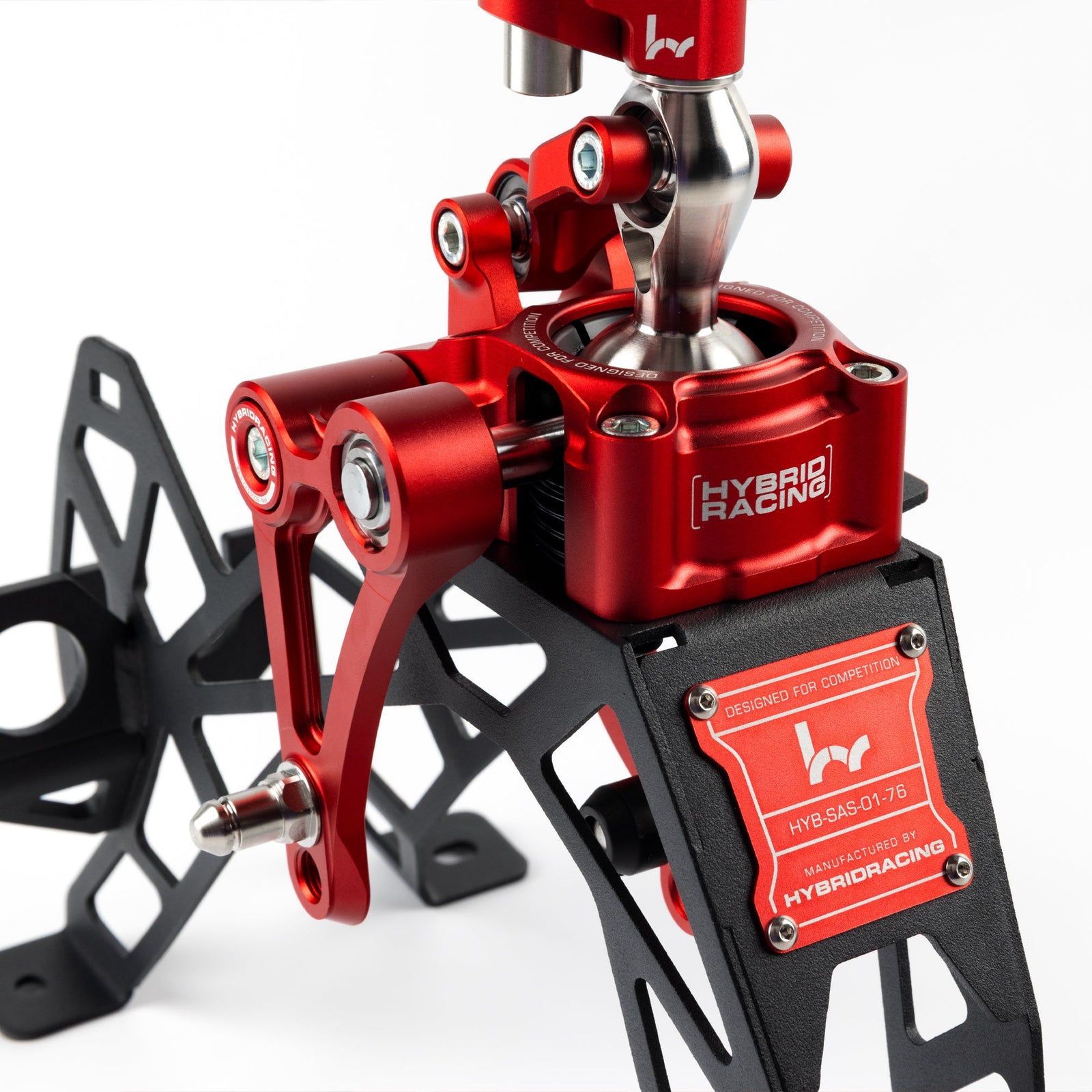 Hybrid Racing Adjustable Short Shifter Assembly (22+ Honda Civic & 23+ Acura Integra) - Dust Red