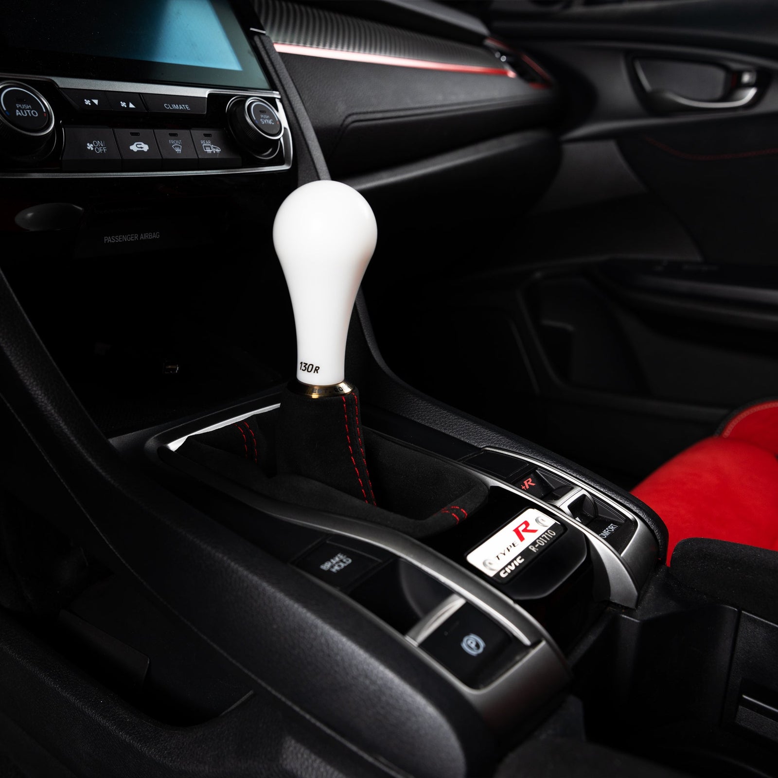 Hybrid Racing Alcantara Shift Boot for 16-21 Honda Civic