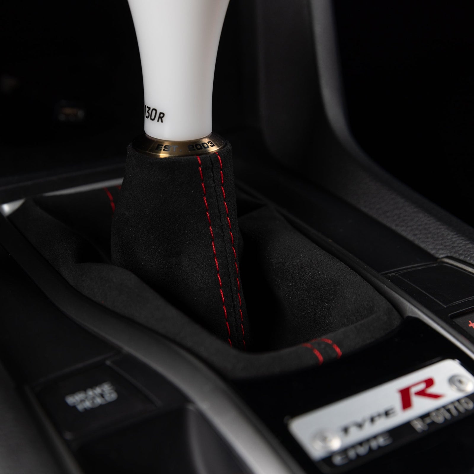 Hybrid Racing Alcantara Shift Boot for 16-21 Honda Civic