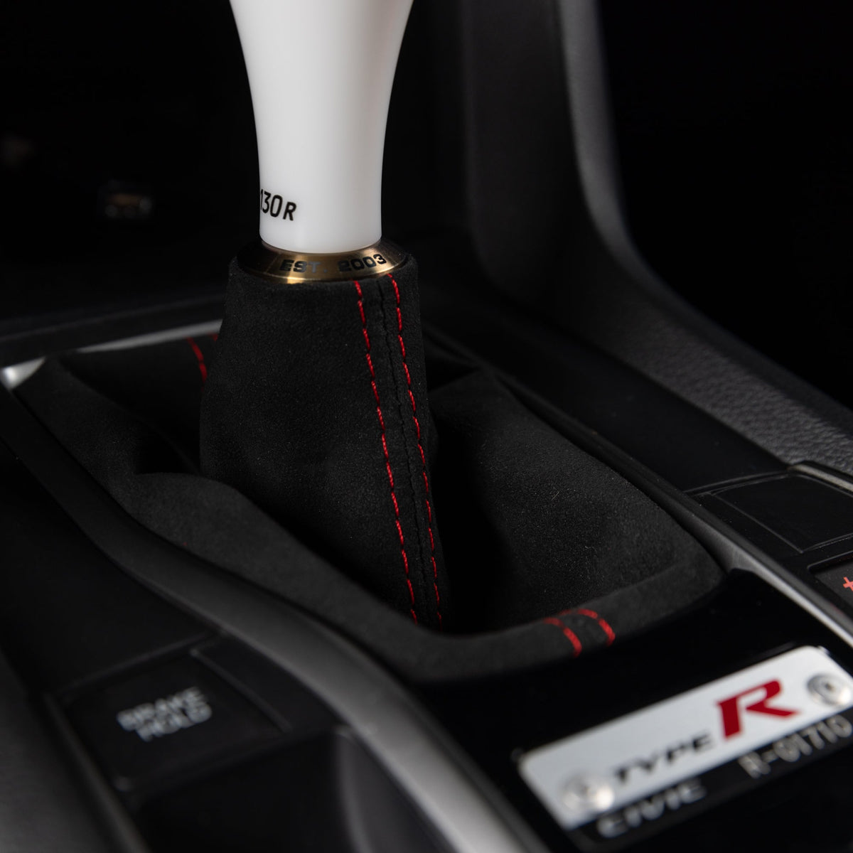 Hybrid Racing Alcantara Shift Boot for 16-21 Honda Civic