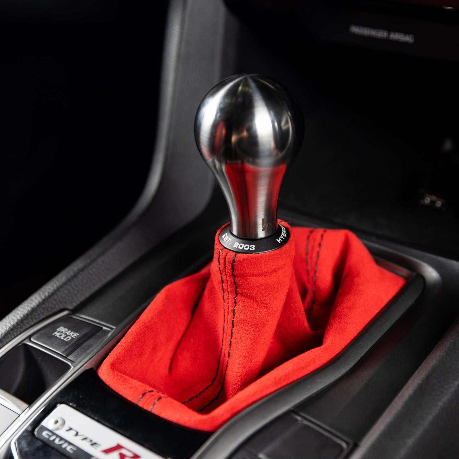 Hybrid Racing Alcantara Shift Boot for 16-21 Honda Civic