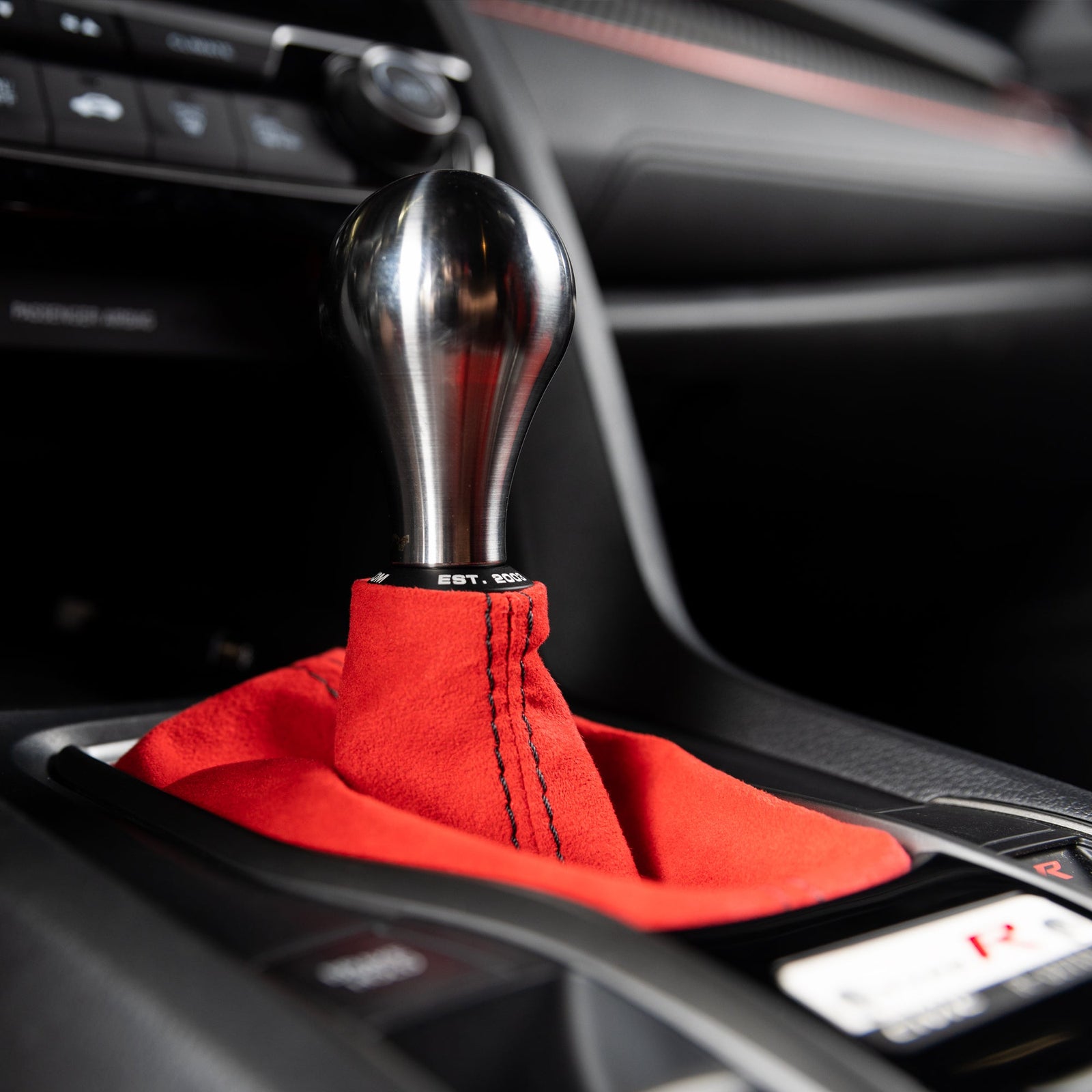 Hybrid Racing Alcantara Shift Boot for 16-21 Honda Civic