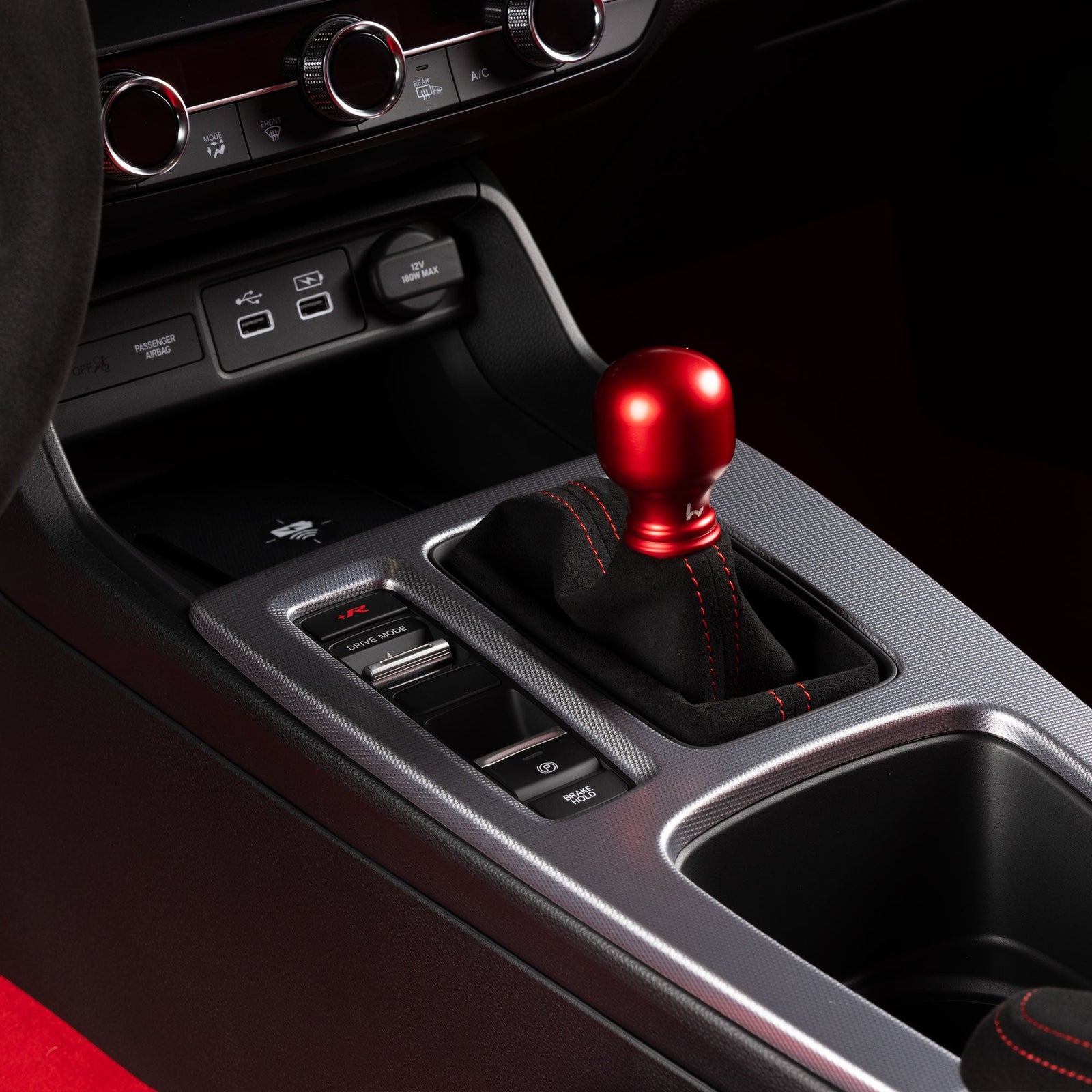 Hybrid Racing Alcantara Shift Boot for 2022+ Honda Civic