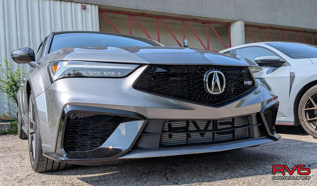 RV6 Performance Tube And Fin Front-Mount Intercooler – Honda FL5 Civic Type R (23+) & Acura DE5 Integra Type S (23+) - Silver