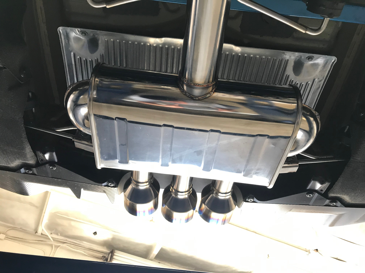 Invidia 17-19 Honda Civic Type R Q300 Triple Titanium Tip Cat-back Exhaust