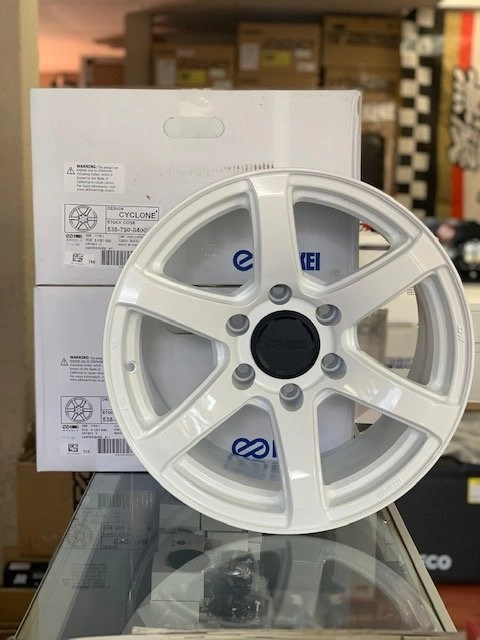 Enkei Cyclone 17x9 6x139.7 0mm Offset 106.1 Bore - White Pearl Wheel