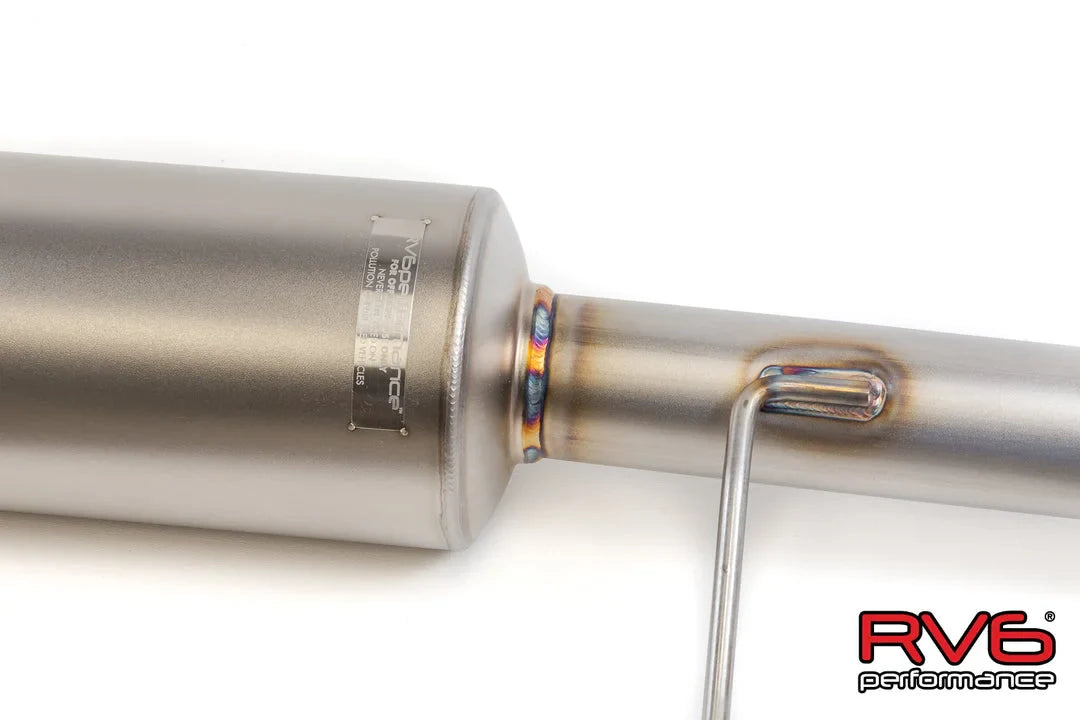 RV6 Performance Resonated Midpipe Kit For Accord Sedan I4 (2.4L) (Requires Axle Back)