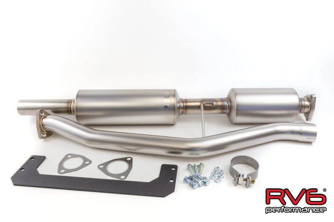 RV6 Performance Double Resonated Midpipe For Accord V6 (13-17) - Coupe