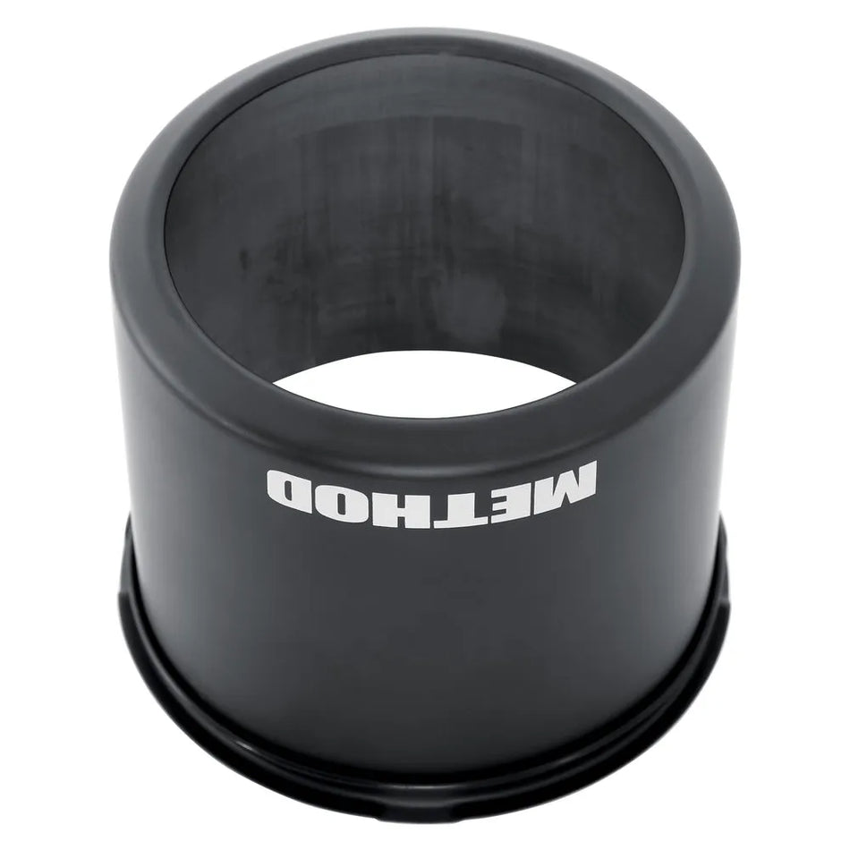 Method Center Cap 8 Lug Tall - Open Style Push Through - Black