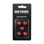 Method Valve Stem Cap 5 pack - Red