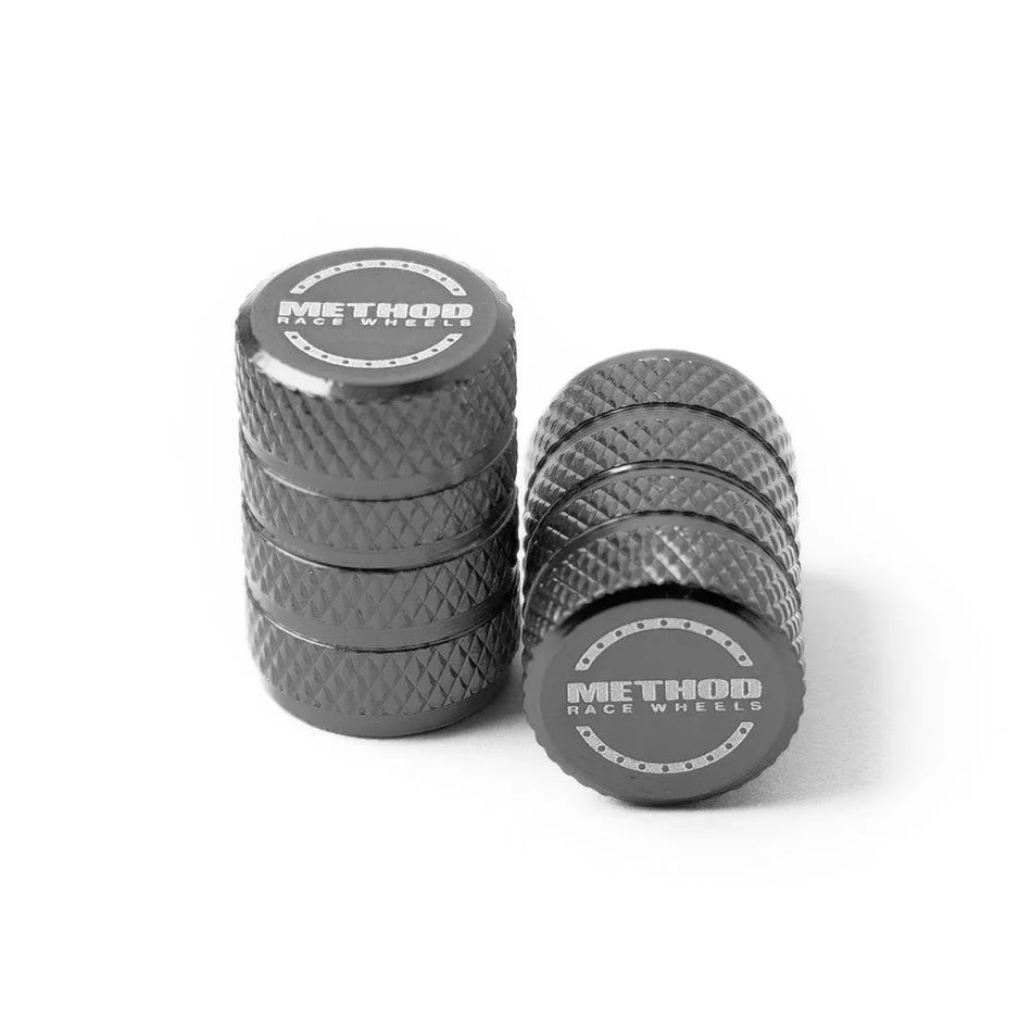 Method Valve Stem Cap 5 Pack - Titanium
