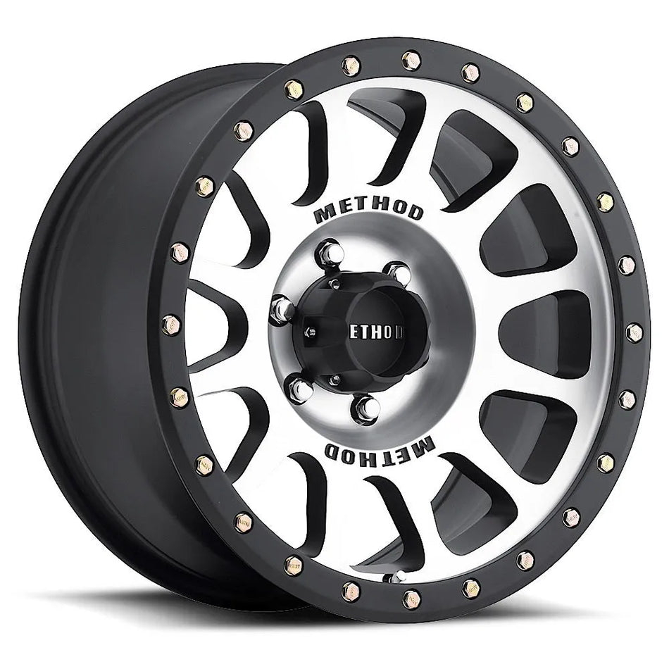 Method MR305 NV 17x8.5 25mm Offset 6x5.5 108mm CB Machined/Black Street Loc Wheel