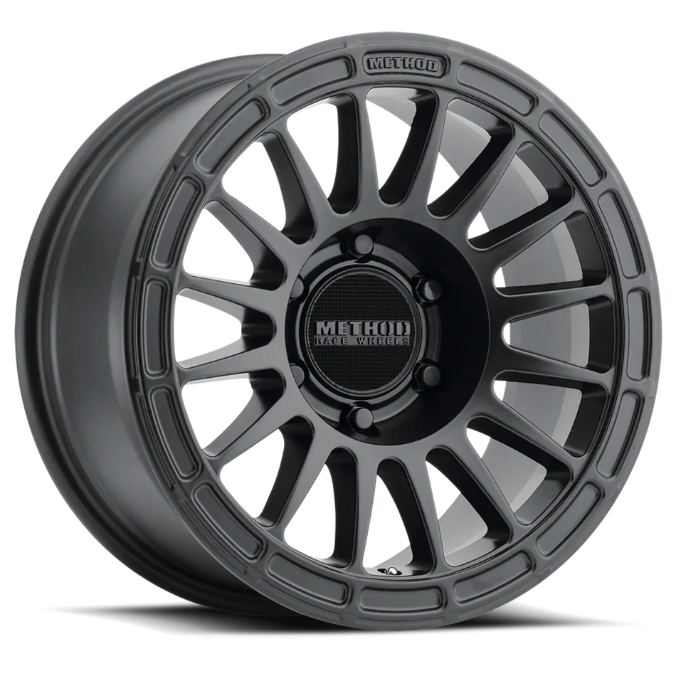 Method MR314 17x7.5 +30mm Offset 5x4.5 73mm CB Matte Black Wheel