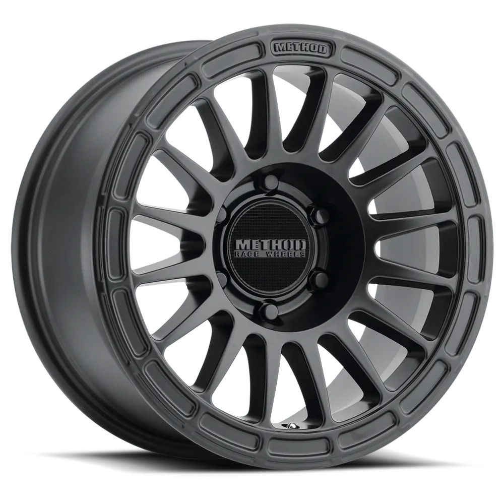Method MR314 17x7.5 +30mm Offset 5x4.5 73mm CB Matte Black Wheel