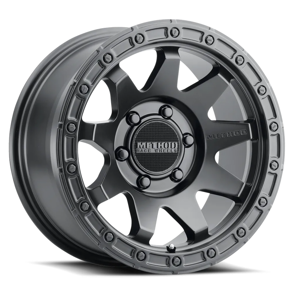 Method MR317 17x9 -12mm Offset 5x5 71.50mm CB Matte Black Wheel