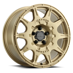 Method MR502 RALLY 17x8 +38mm Offset 5x4.5 67.1mm CB Gold Wheel