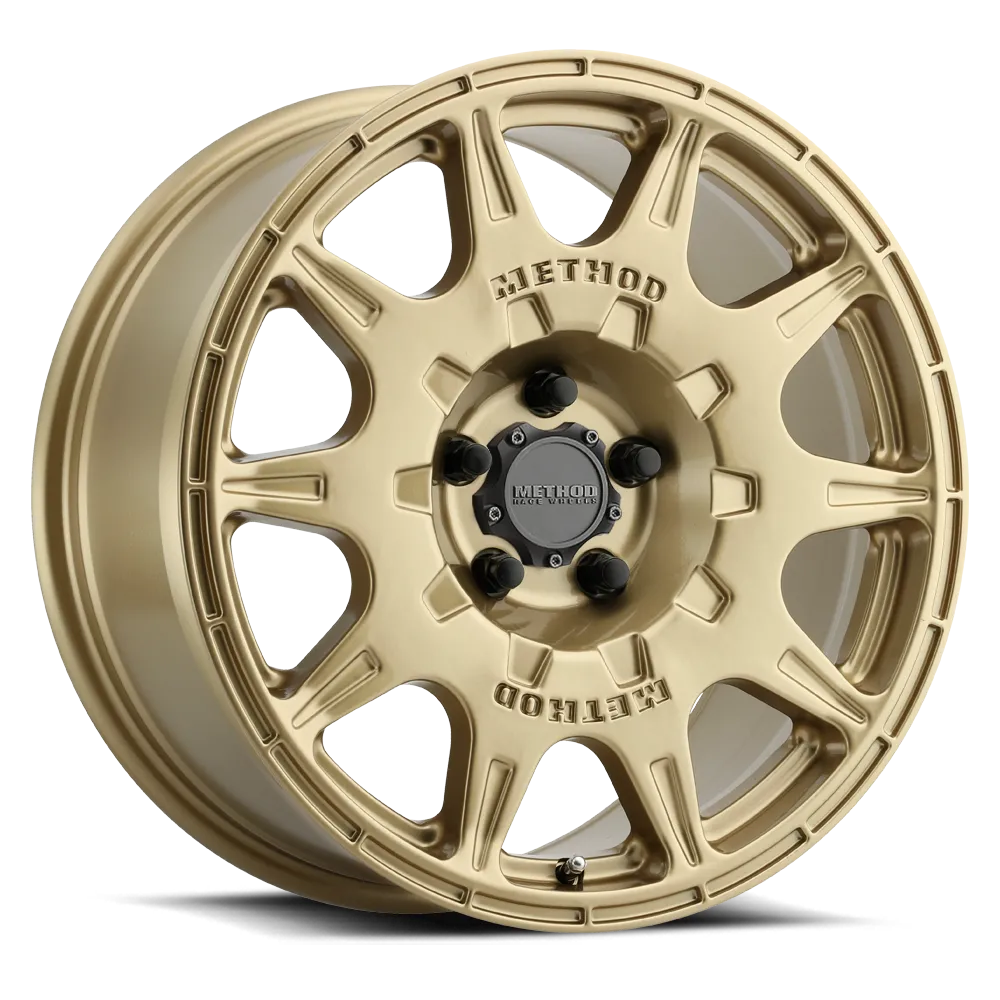 Method MR502 RALLY 17x8 +38mm Offset 5x4.5 67.1mm CB Gold Wheel