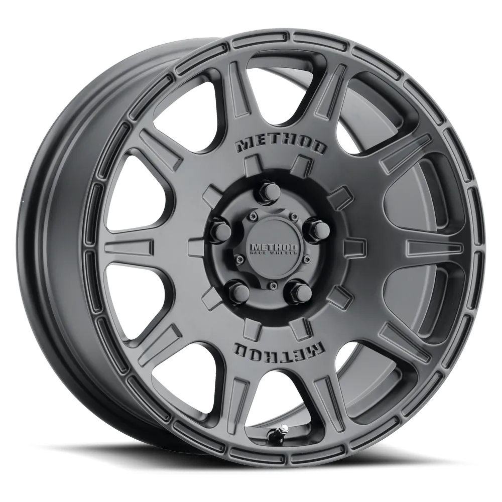 Method MR502 RALLY 17x8 +38mm Offset 5x100 67.1mm CB Matte Black Wheel