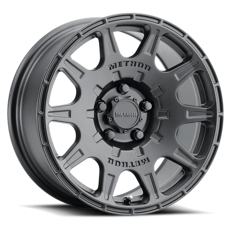Method MR502 RALLY 17x8 +38mm Offset 5x100 67.1mm CB Matte Black Wheel