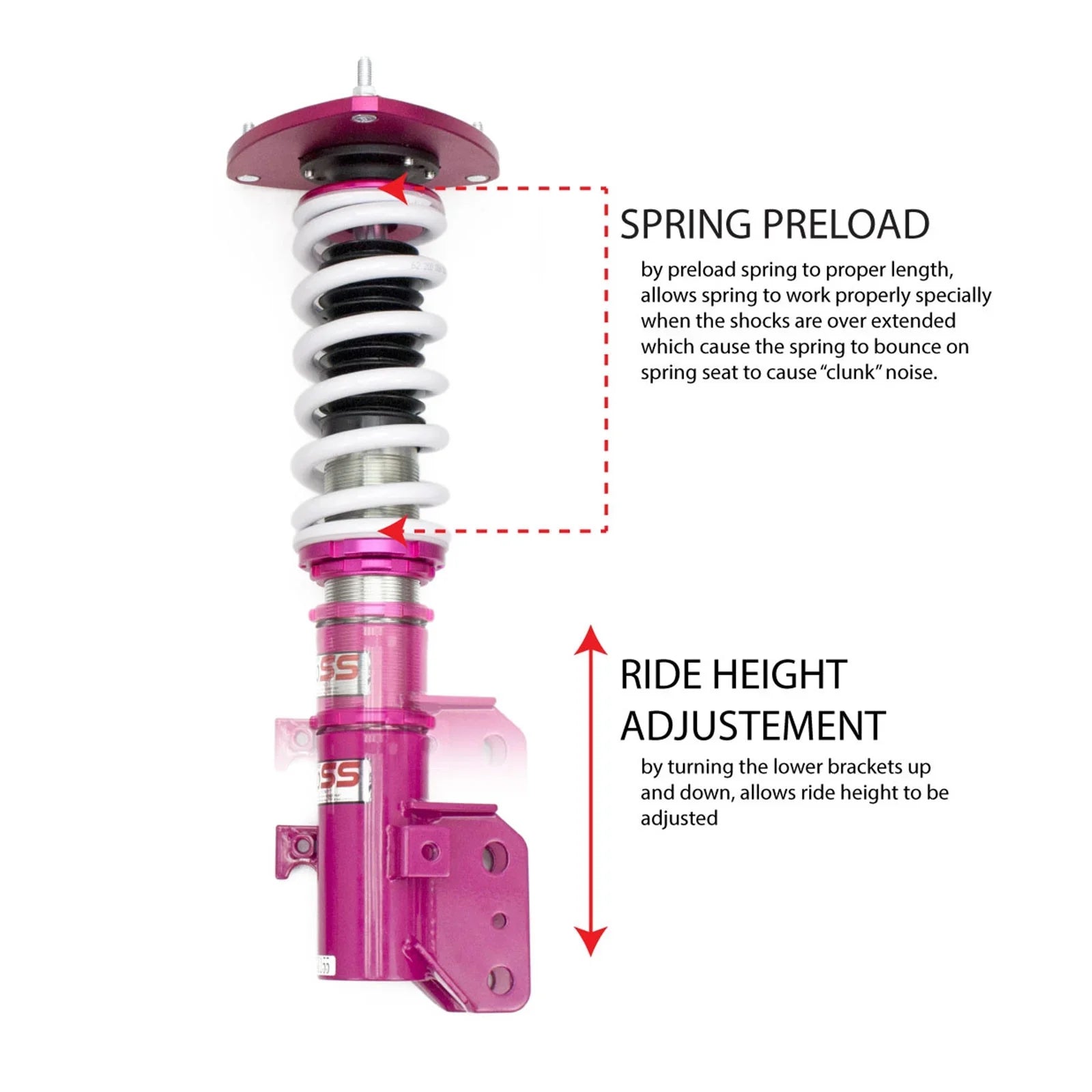 Godspeed Project Acura TL 04-08 (Ua6/ Ua7) MONO SS Coilover