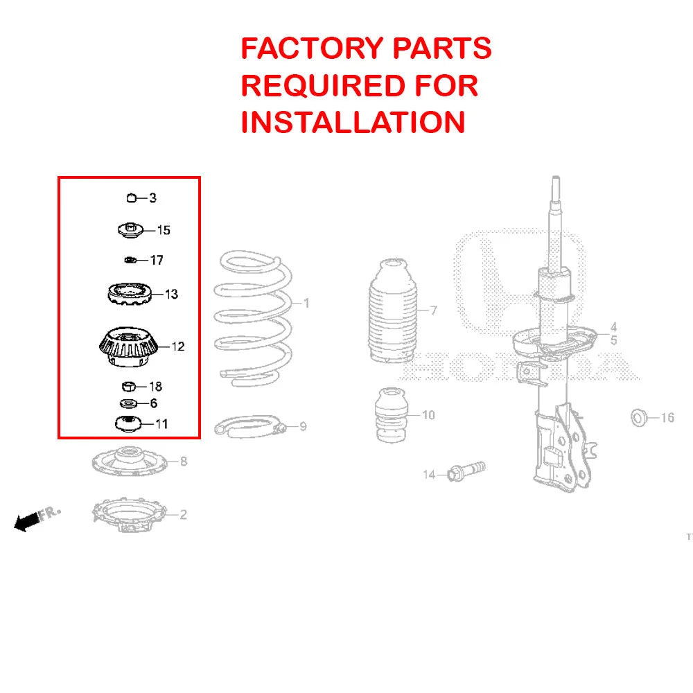 Godspeed Project Honda Crz(Zf1) 2010-17 MONO SS Coilovers