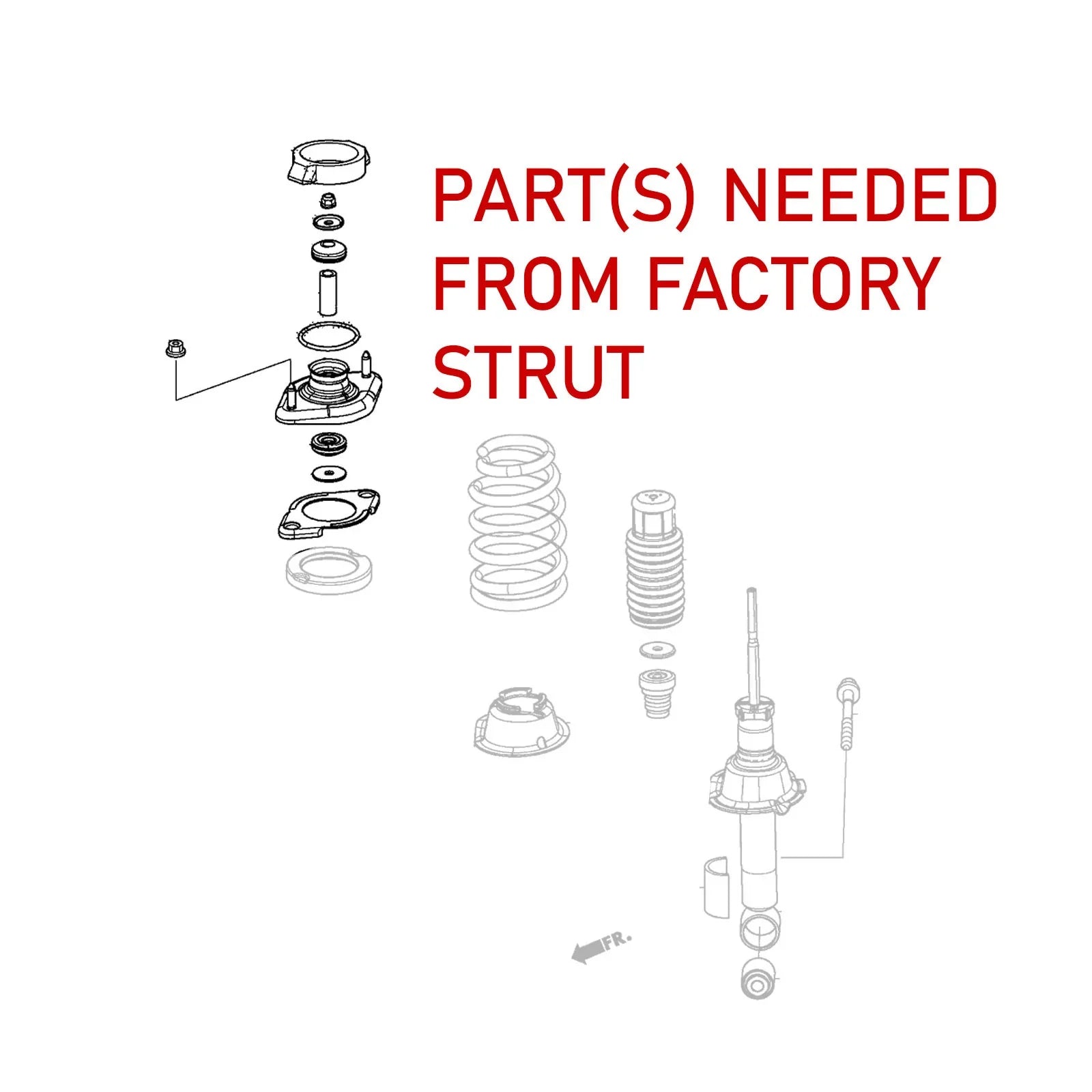 Godspeed Project Honda CRV 12-16(Rm1/Rm3, Rm4) MONO SS Coilovers(Fwd)