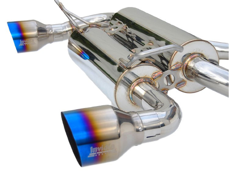 Invidia 02-08 Nissan 350z Gemini Single Layer Titanium Tip Cat-back Exhaust