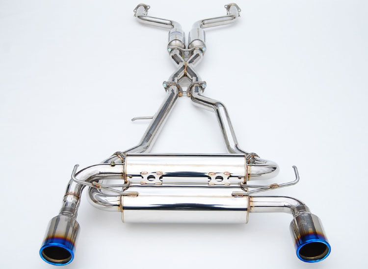 Invidia 02-08 Nissan 350z Gemini Rolled Titanium Tip Cat-back Exhaust