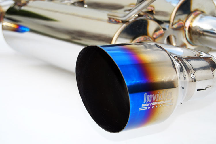 Invidia 09+ 370Z Gemini Single Layer Titanium Tip Cat-back Exhaust