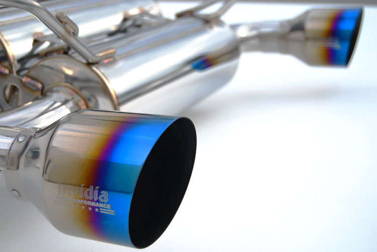 Invidia 02-08 Nissan 350z Gemini Single Layer Titanium Tip Cat-back Exhaust