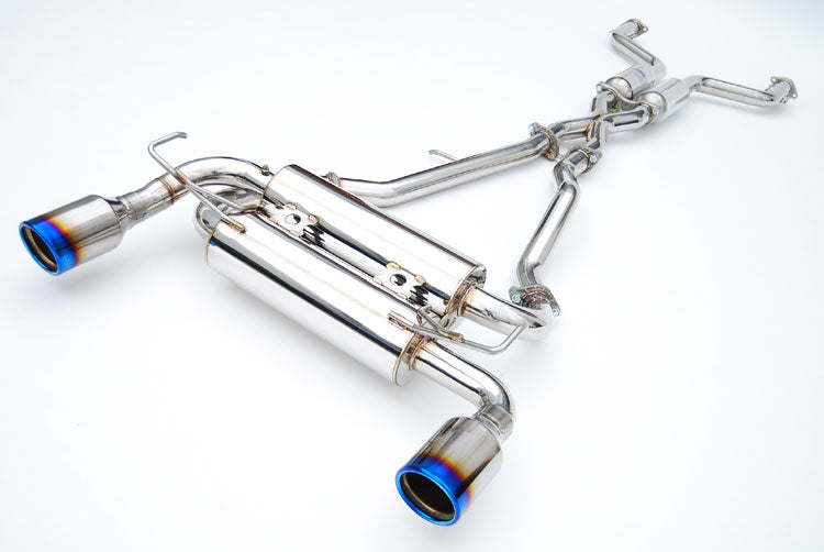 Invidia 02-08 Nissan 350z Gemini Rolled Titanium Tip Cat-back Exhaust