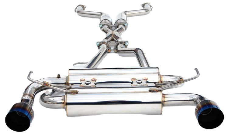 Invidia 09+ 370Z Gemini Single Layer Titanium Tip Cat-back Exhaust