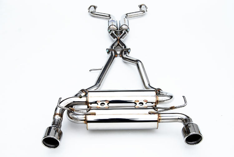 Invidia 02-08 Nissan 350z Gemini Rolled Stainless Steel Tip Cat-back Exhaust