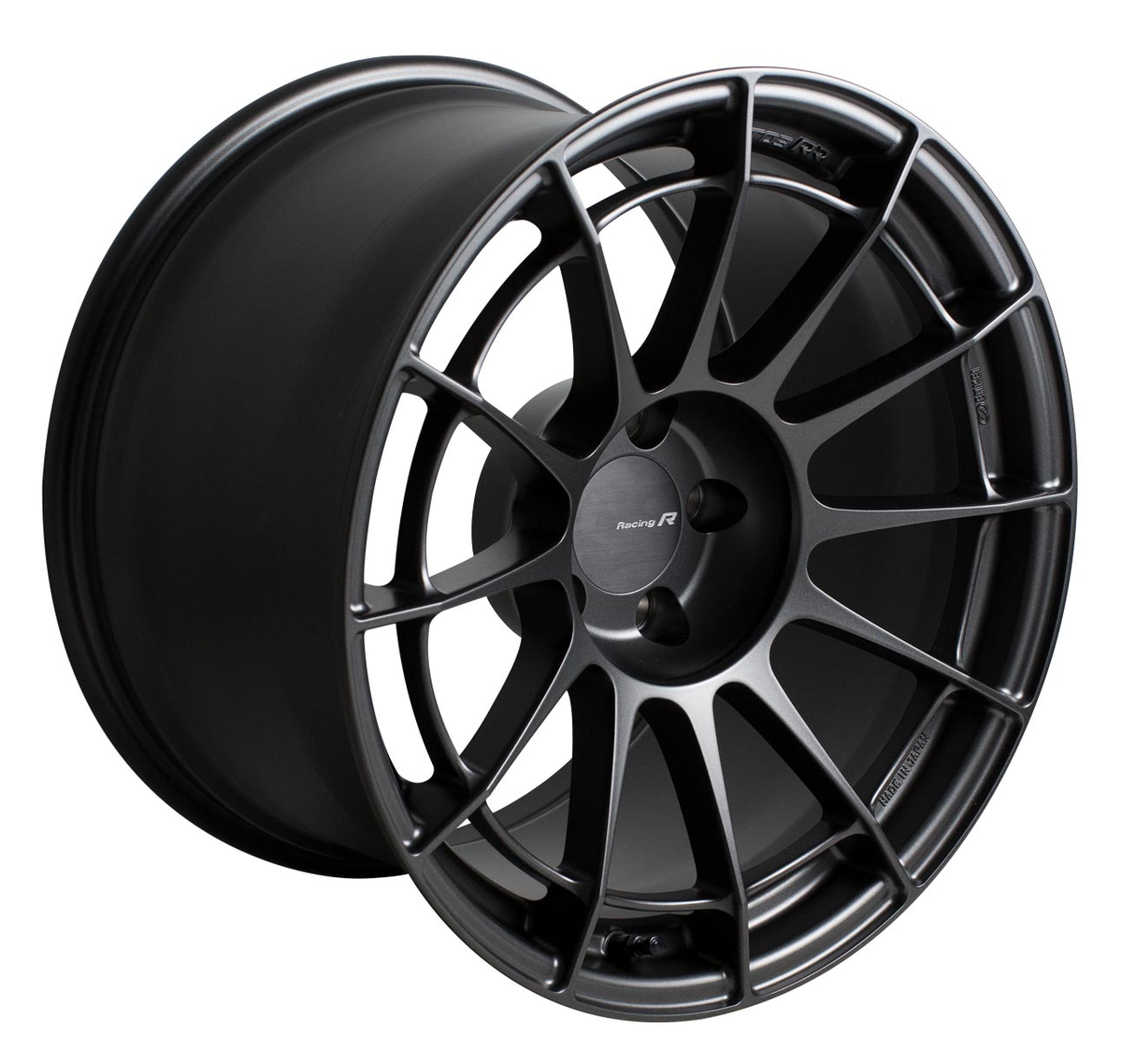 Enkei NT03RR 17x7 5x114.3 48mm Offset 75mm Bore (F-Face) Matte Gunmetal Wheel