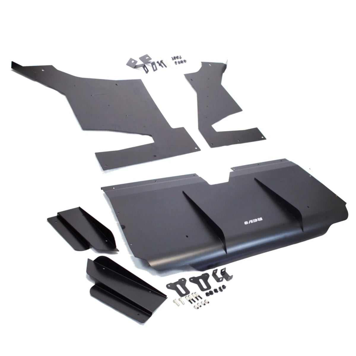 Rev9Power Aluminum Rear Diffuser Set for Toyota 86 (ZN6) 2017-20 (Black)