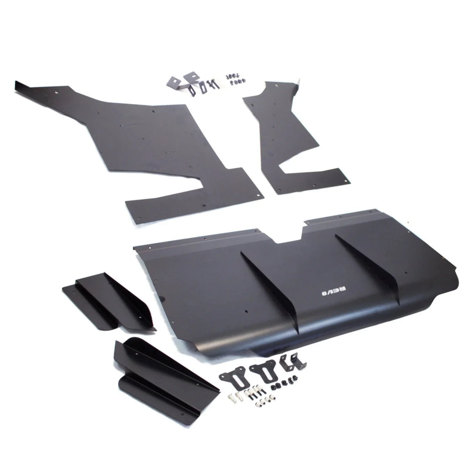 Rev9Power Aluminum Rear Diffuser Set for Subaru BRZ (ZC6) 2013-20 (Black)