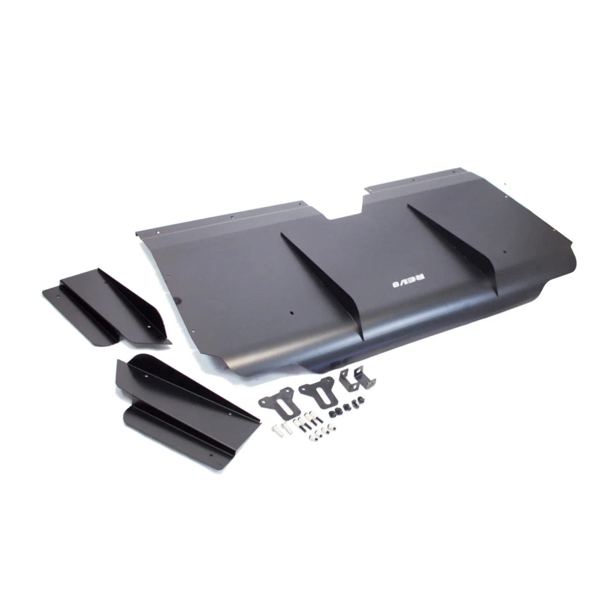 Rev9Power Aluminum Rear Diffuser Set for Scion FR-S (ZN6) 2013-16 (Black)