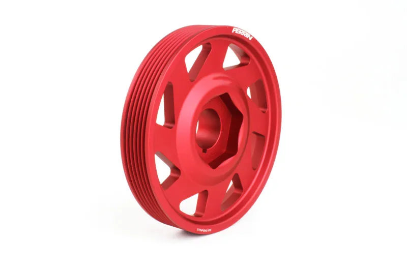 PERRIN 17-21 Honda Civic Type-R Crank Pulley - Red