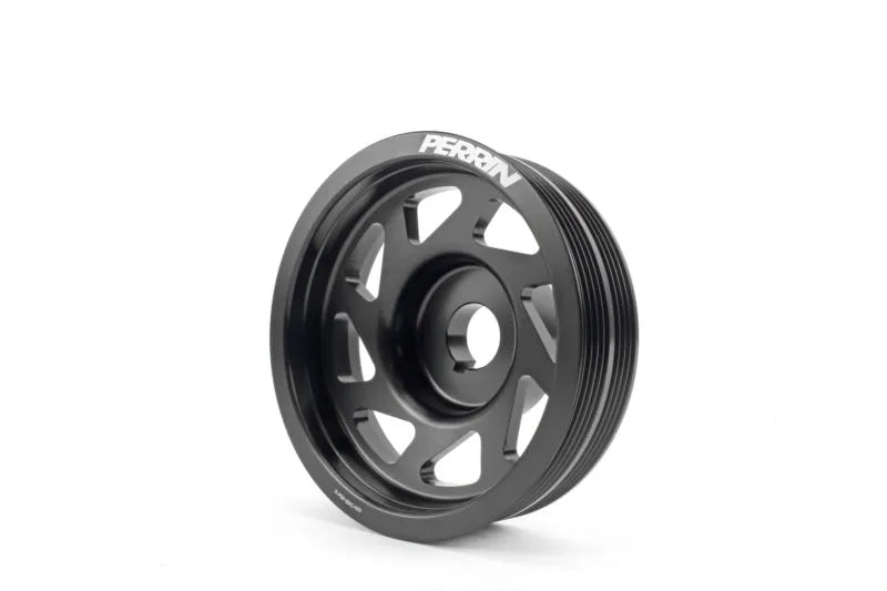 Perrin 93+ Impreza (WRX/STi) Crank Pulley - Black (w/AC)