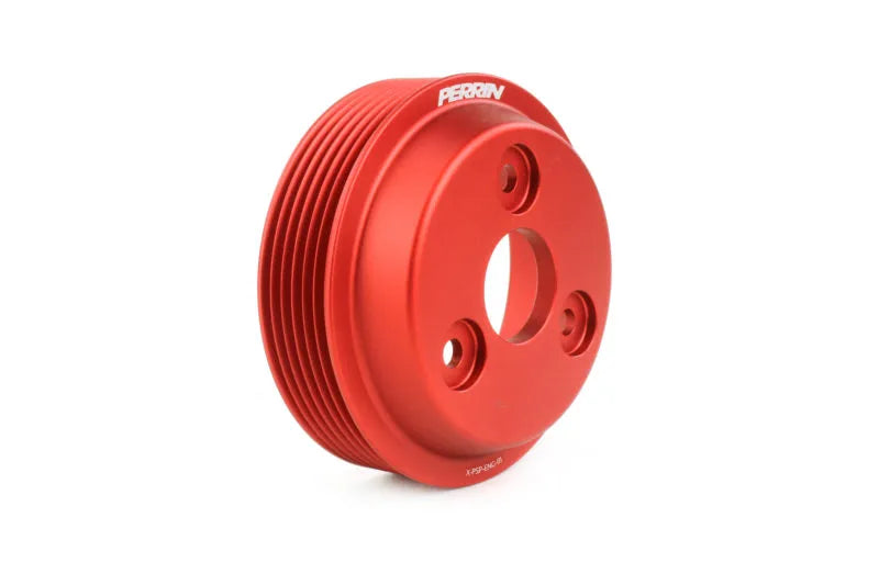 PERRIN 22-25 Subaru BRZ / Toyota GR86 Lightweight Water Pump Pulley - Red