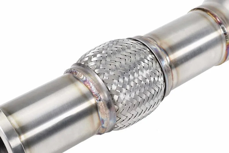 PERRIN 22-25 Subaru WRX Stainless Steel Midpipe w/Resonator 3in. (Fits OEM/Aftermarket Mufflers)