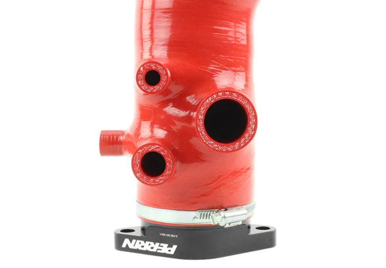 PERRIN 15-21 Subaru WRX / 14-18 Forester XT Turbo Inlet Hose 3in. w/ Turbo Adapter Flange - Red