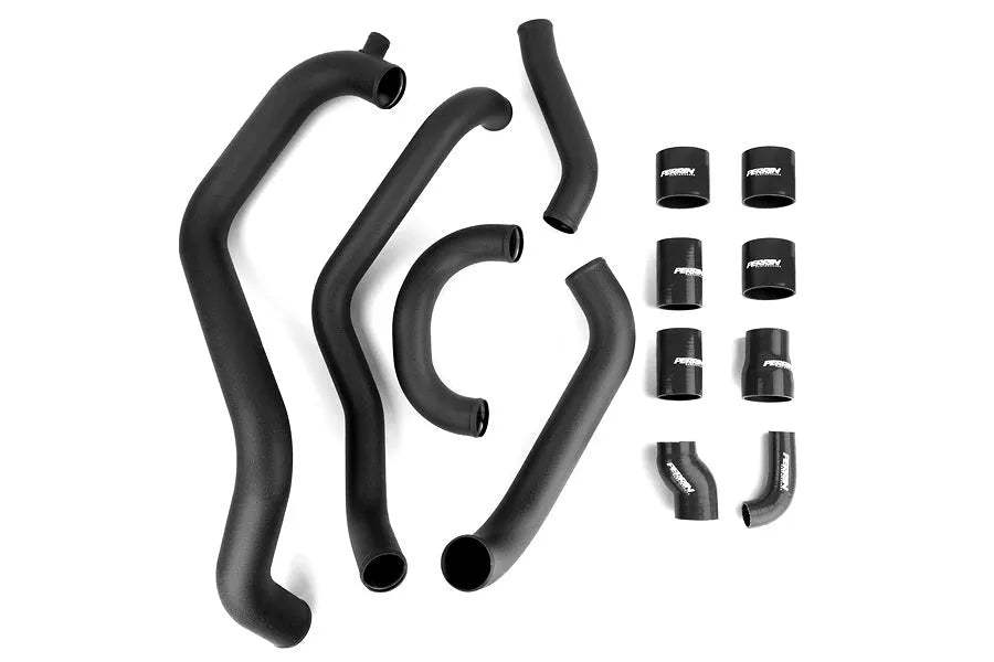Perrin 02-07 WRX/STi FMIC Black Boost Tubes w/ Black Silicone
