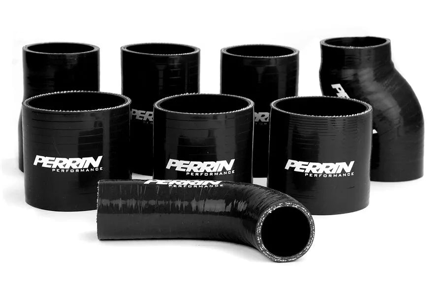 Perrin 08+ WRX FMIC Black Boost Tubes w/ Black Silicone