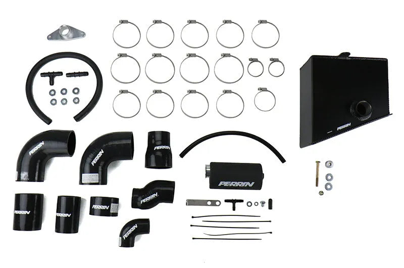 PERRIN 15-21 Subaru STI Front Mount Intercooler Boost Tubes + Hardware - Neon Yellow Tubes