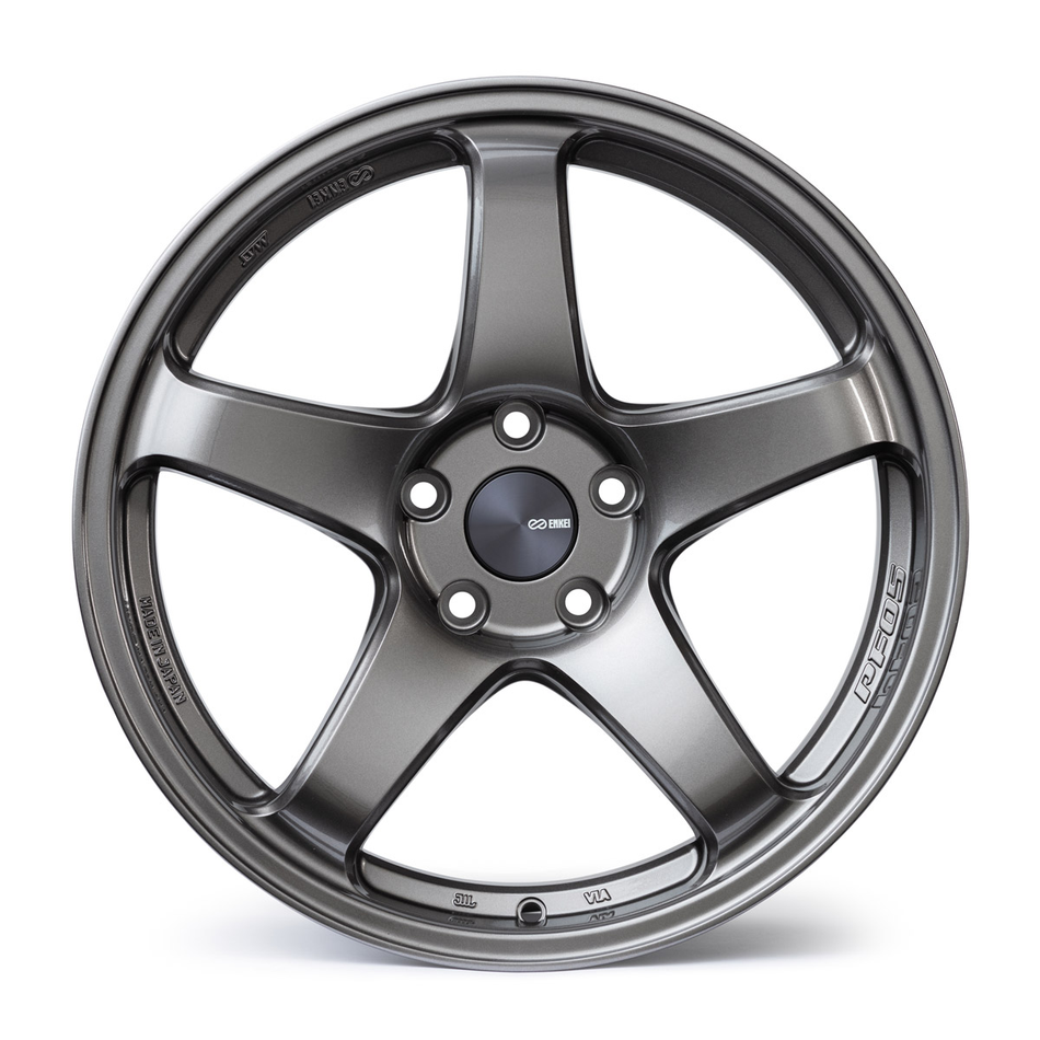 Enkei PF05 17x9 5x100 40mm Offset 75mm Bore Dark Silver Wheel