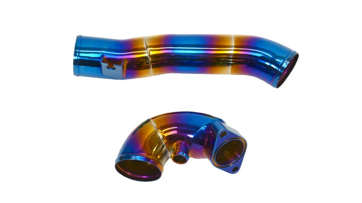PLM Turbo Inlet Pipe Kit Stainless Burnt Blue - 23+ Integra 22+Civic (Factory Air Box)
