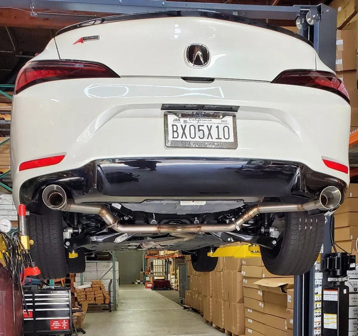 PLM Axle-back Exhaust Muffler Delete 2023+ Acura Integra 2022+ Civic 1.5T (Polished)